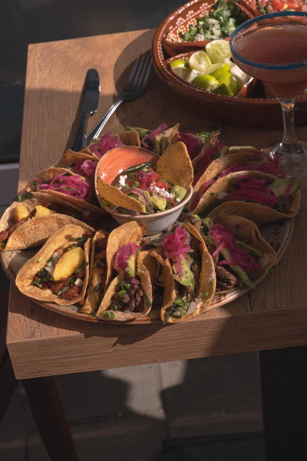 Taco Platte Abendessen Hamburg - Mexikanisches Restaurant Café Mexico